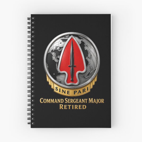 Item preview, Army - USASOC - Sine Pari - Delta Force - CSM - Retired - 3D - Enhanced designed and sold by Military Insignia Products.