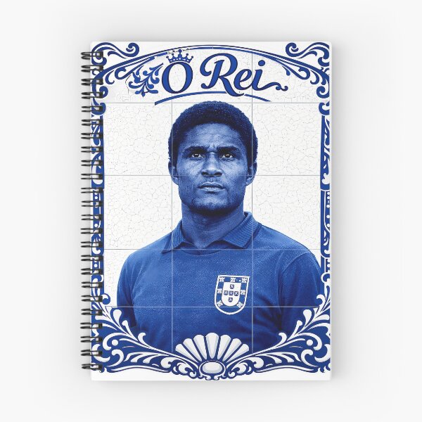 Item preview, Azulejo tile portrait of "O Rei", Eusébio designed and sold by Londonation.