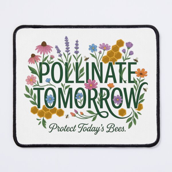 Item preview, Pollinate Tomorrow Typography Artwork designed and sold by Amr Darwish Graphic designer.