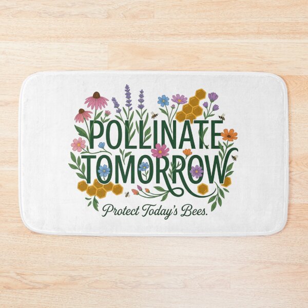 Item preview, Pollinate Tomorrow Typography Artwork designed and sold by Amr Darwish Graphic designer.