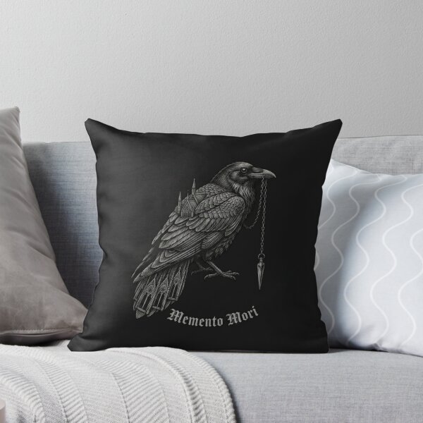 Item preview, Memento Mori Gothic Cathedral Raven ??️ Masterpiece Mug & Journal Art designed and sold by SipWithStyleArt.