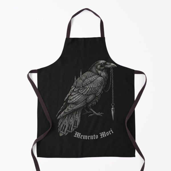 Item preview, Memento Mori Gothic Cathedral Raven ??️ Masterpiece Mug & Journal Art designed and sold by SipWithStyleArt.