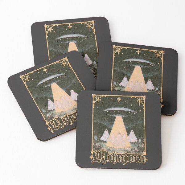 Item preview, – Vintage Halloween UFO Ghosts designed and sold by AL Gothic Whimsy.