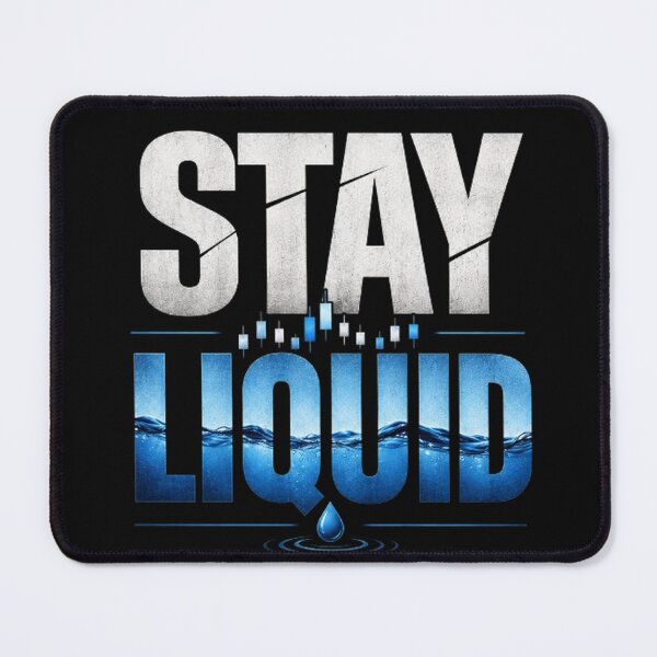Item preview, Stay Liquid Forex Trading Motivation Typography Design designed and sold by PipForgeStudio .