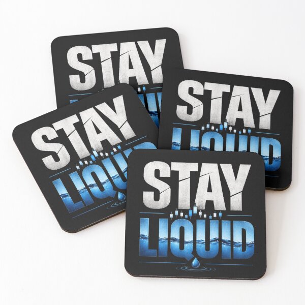 Item preview, Stay Liquid Forex Trading Motivation Typography Design designed and sold by PipForgeStudio .