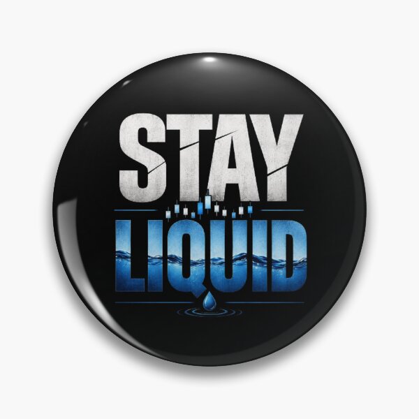 Item preview, Stay Liquid Forex Trading Motivation Typography Design designed and sold by PipForgeStudio .