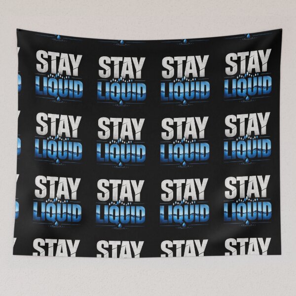 Item preview, Stay Liquid Forex Trading Motivation Typography Design designed and sold by PipForgeStudio .