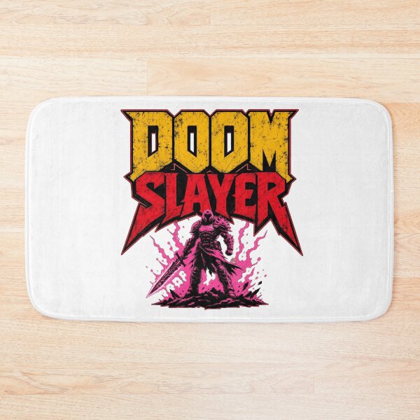 Item preview, Doom Slayer - Dark Sci-Fi Knight & Neon Energy designed and sold by Wear-X.