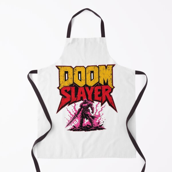 Item preview, Doom Slayer - Dark Sci-Fi Knight & Neon Energy designed and sold by Wear-X.