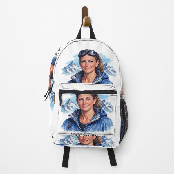 Item preview, Fastest Woman 14×8000 m Mountaineering Art designed and sold by GabeMountainArt.