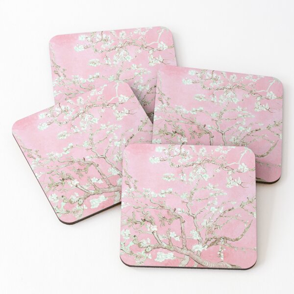 Item preview, Almond Blossom by Vincent Van Gogh in Pale Pink designed and sold by PureVintageLove.
