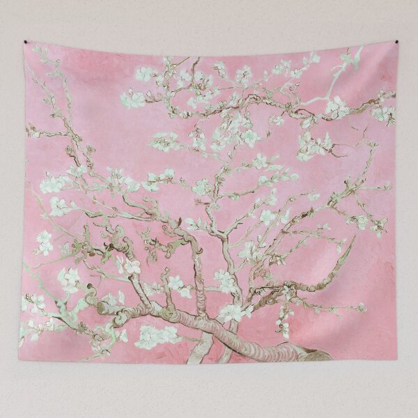 Item preview, Almond Blossom by Vincent Van Gogh in Pale Pink designed and sold by PureVintageLove.