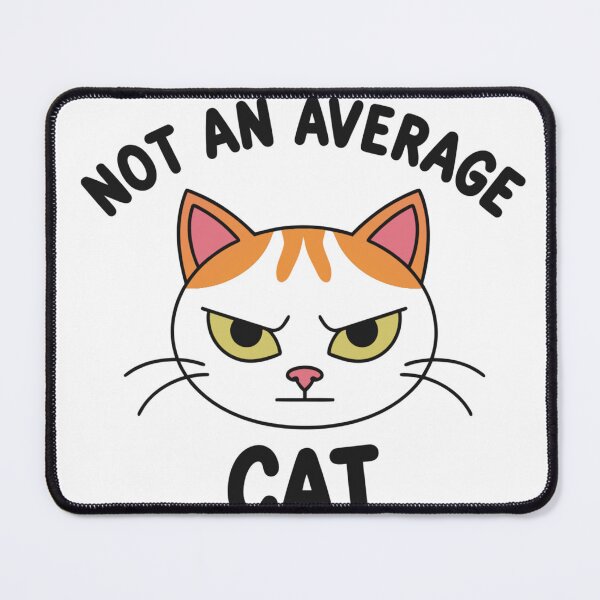 Item preview, Not An Average Cat T-Shirt | Funny Black Cat Graphic Tee | Cool Cat Lover Gift Design designed and sold by Charonde.