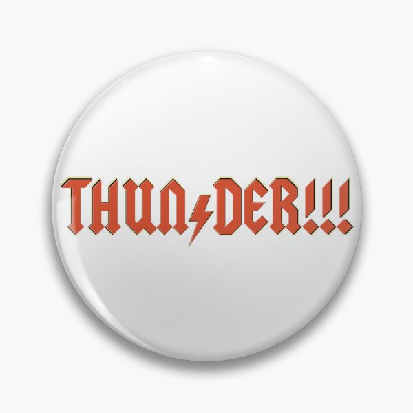 Item preview, THUNDER!!! – Classic Rock Lightning Font designed and sold by O.T.R Designs.