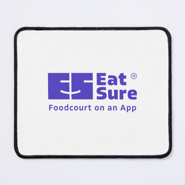 Item preview, EatSure Foodcourt on an App Smiling Logo designed and sold by zenbgt.