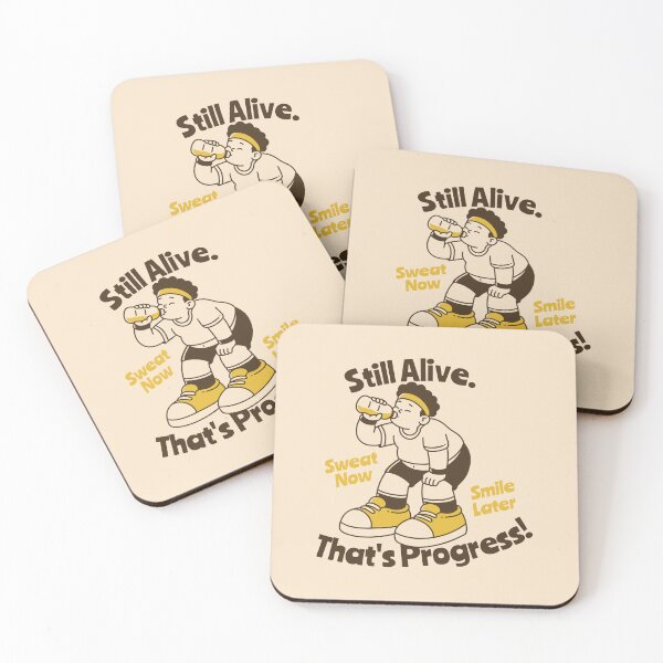 Item preview, Still Alive That's Progress Funny Workout Motivation Gym designed and sold by adipra.