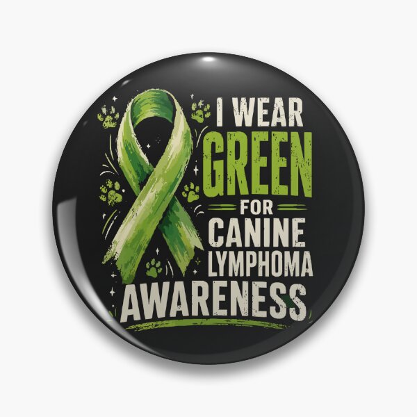 Item preview, I Wear Green for Canine Lymphoma Awareness Dog Cancer Support Ribbon Design designed and sold by ShopVirela.
