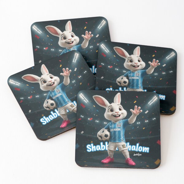 Item preview, Cheerful Football Rabbit Mascot designed and sold by JoryHenshaw.