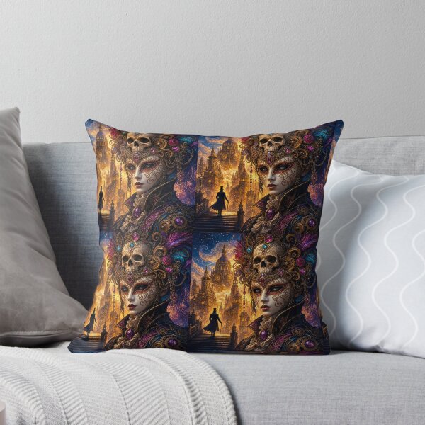 Item preview, Gothic Masquerade Skull Mask Fantasy Art designed and sold by AnamikaArtVibe.