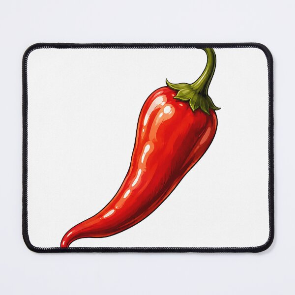 Item preview, Classic Red Chili Pepper Illustration designed and sold by Jaideep Walia.