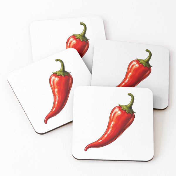 Item preview, Classic Red Chili Pepper Illustration designed and sold by Jaideep Walia.