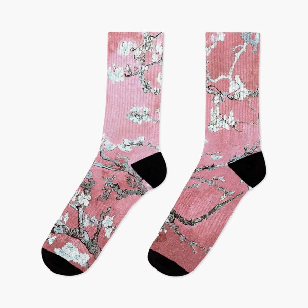 Item preview, Vincent Van Gogh Almond Blossoms  Dusty Rose Pink  designed and sold by PureVintageLove.
