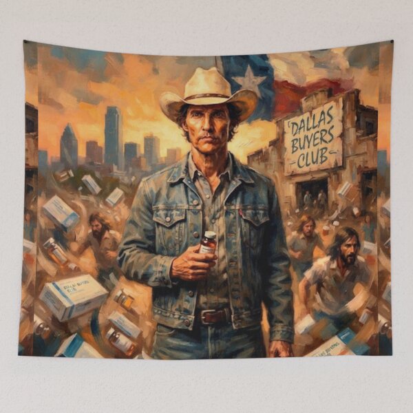 Item preview, Dallas Buyers Club Biographical Drama Fine Art Tribute designed and sold by Art's Diner.