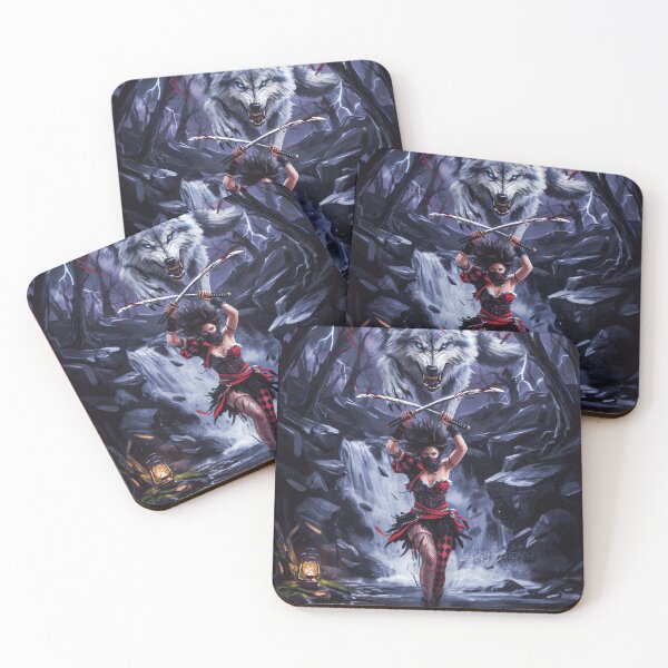 Item preview, Twin Blade Warrior and Storm Wolf designed and sold by JoryHenshaw.