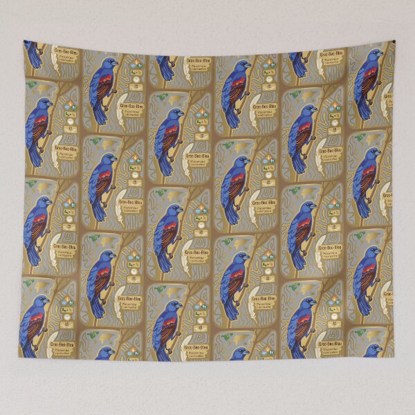 Item preview, Red-winged Blue Bird designed and sold by Mevissart.