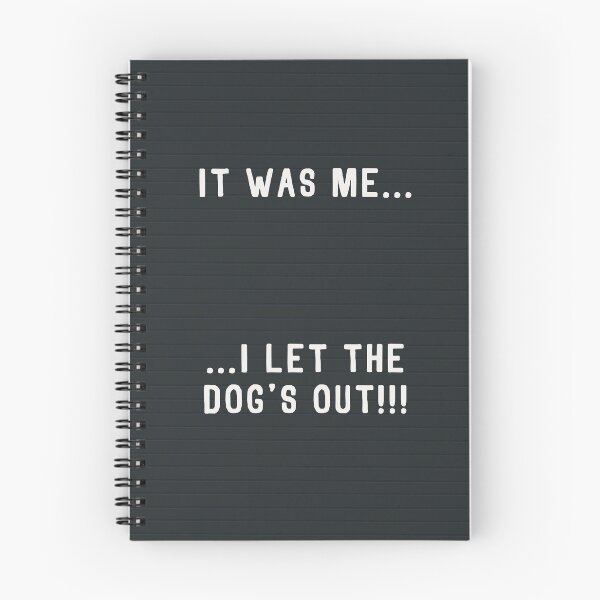 Item preview, It Was Me I Let The Dogs Out Funny Quote Pegboard Style  designed and sold by O.T.R Designs.