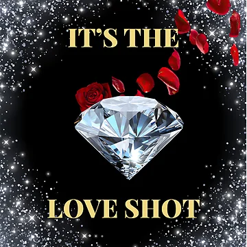 Aperçu de l'œuvre EXO Love Shot Diamant Roses Rouges Glam Kpop Graphique de Gameshalah's Designs Hub