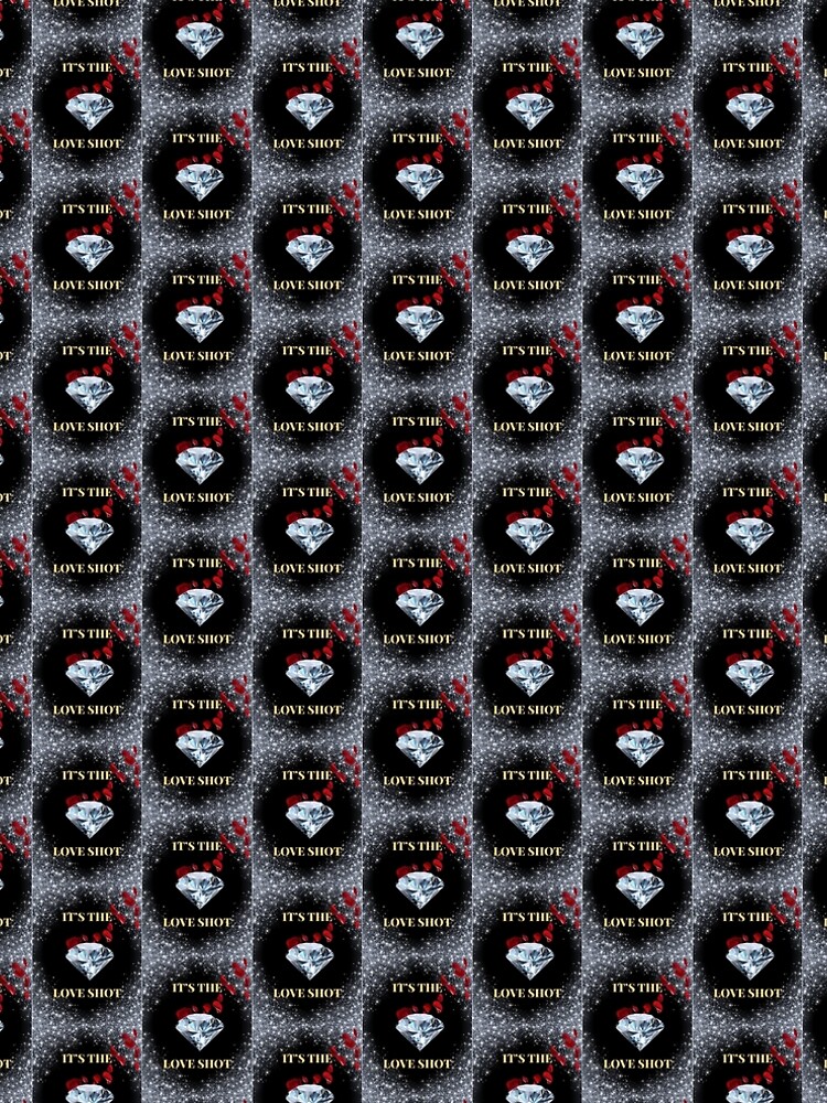 Aperçu 5 sur 5. Robe trapèze avec l'œuvre EXO Love Shot Diamant Roses Rouges Glam Kpop Graphique créée et vendue par Gameshalah.