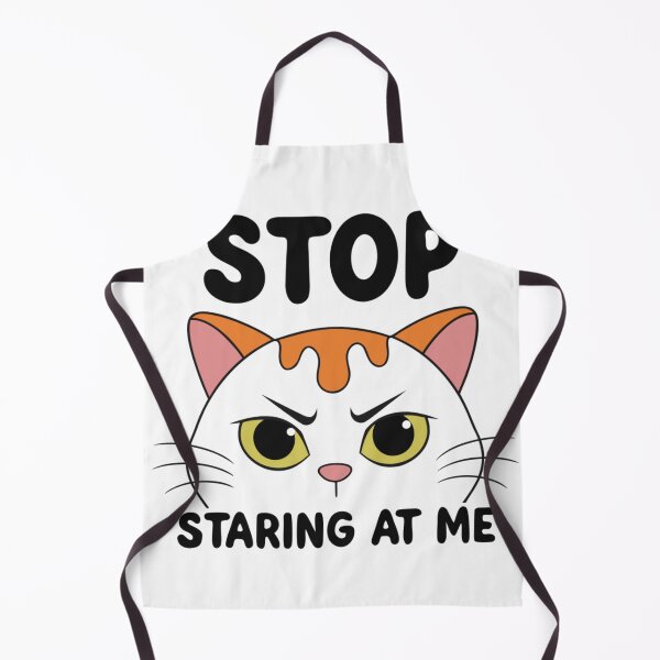 Item preview, Stop Staring At Me Cat T-Shirt | Funny Black Cat Graphic Tee | Cute Sarcastic Cat Lover Gift designed and sold by Charonde.
