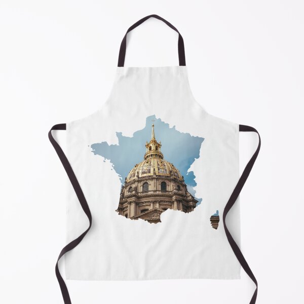 Item preview, France Map Les Invalides Dome Paris Architecture Silhouette V2 designed and sold by Maroan93.