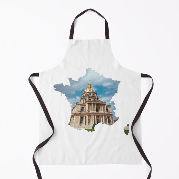 Item preview, France Map Les Invalides Dome Paris Architecture Silhouette V3 designed and sold by Maroan93.