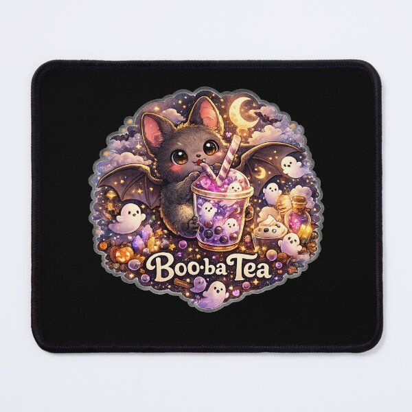 Item preview, Boo-ba Tea Cute Bat Bubble Tea Halloween Stickers designed and sold by RDcollections.