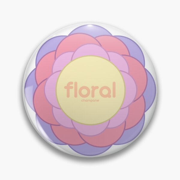 Item preview, Floral Champane Four Colour Flower designed and sold by Sketchyz.