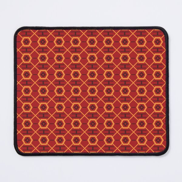 Item preview, Mid Century Modern Red Hexagon Diamond Pattern designed and sold by mrhighsky.