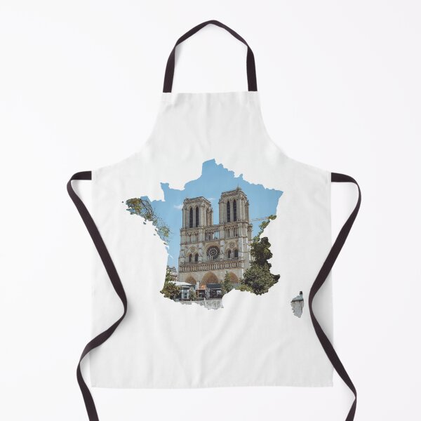 Item preview, France Map Notre Dame Cathedral Paris Architecture Silhouette designed and sold by Maroan93.