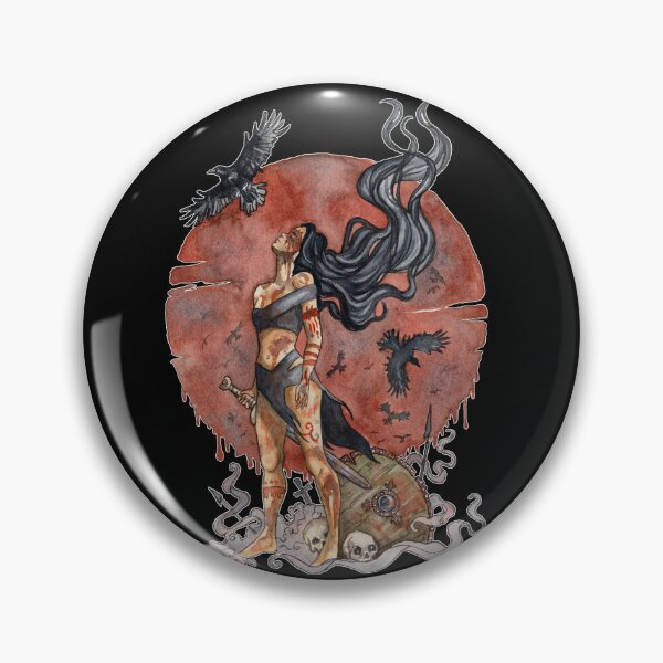 Item preview, The Morrigan Celtic Goddess Pagan Art designed and sold by esmavart.