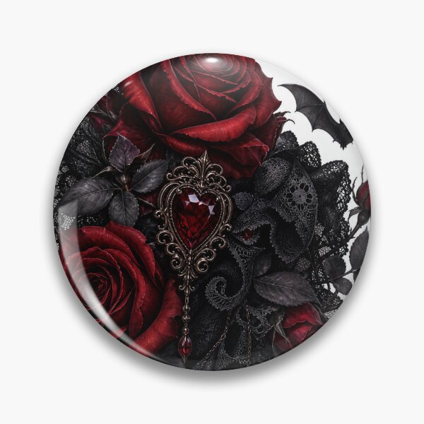 Item preview, Vamp Romantic Gothic Roses - Moody Dark Floral Art designed and sold by morikuma.