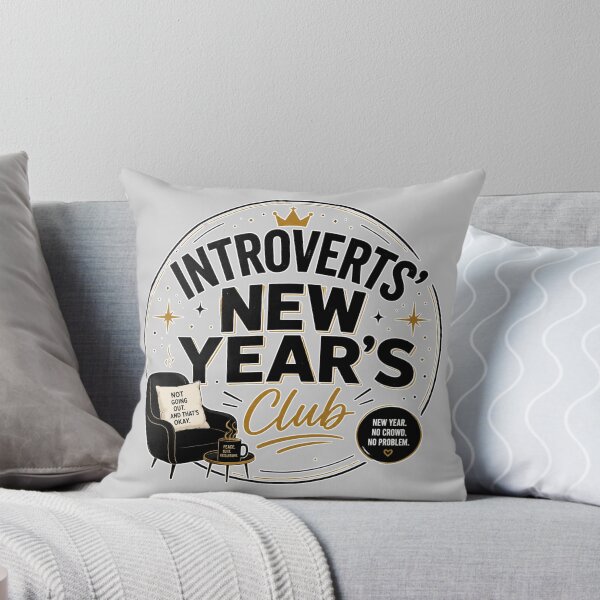 Item preview, Introvert's New Year's Club – Funny Introvert New Year Design designed and sold by TheStephanieRome.