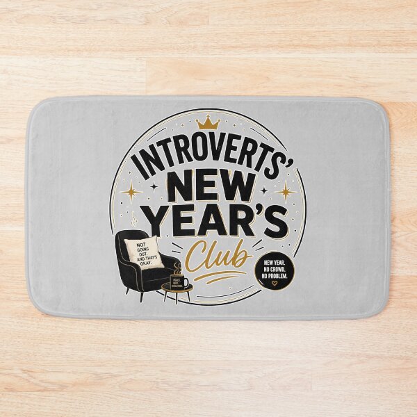 Item preview, Introvert's New Year's Club – Funny Introvert New Year Design designed and sold by TheStephanieRome.