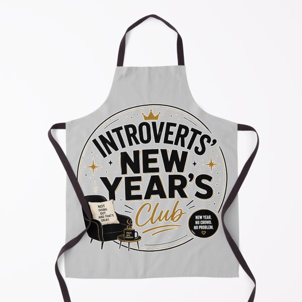 Item preview, Introvert's New Year's Club – Funny Introvert New Year Design designed and sold by TheStephanieRome.