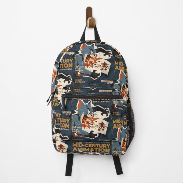 Item preview, Retro Cat and Mouse Chase Mid-Century Cartoon Poster designed and sold by vaerk.