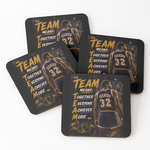 Item preview, "TEAM means; Together Everyone Achieves More" Magic Johnson designed and sold by BallerQuotes.