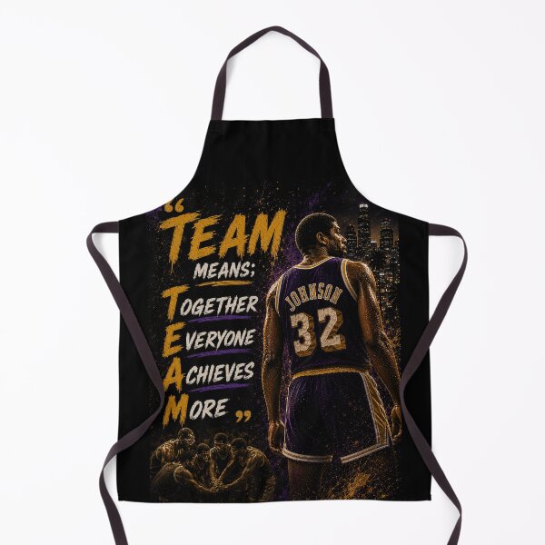 Item preview, "TEAM means; Together Everyone Achieves More" Magic Johnson designed and sold by BallerQuotes.