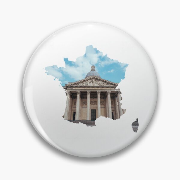 Item preview, France Map Panthéon Paris Neoclassical Architecture Silhouette designed and sold by Maroan93.
