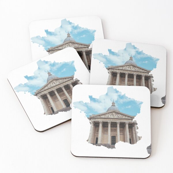 Item preview, France Map Panthéon Paris Neoclassical Architecture Silhouette designed and sold by Maroan93.