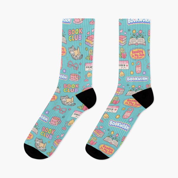 Item preview, Reading Cute Book Lover Pastel Seamless Pattern designed and sold by HowToCanadian.